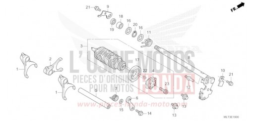 BARILLET DE SELECTION CB1000GTT de 2026